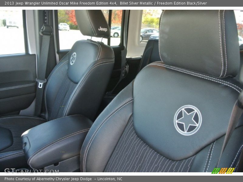 Billet Silver Metallic / Freedom Edition Black/Silver 2013 Jeep Wrangler Unlimited Oscar Mike Freedom Edition 4x4