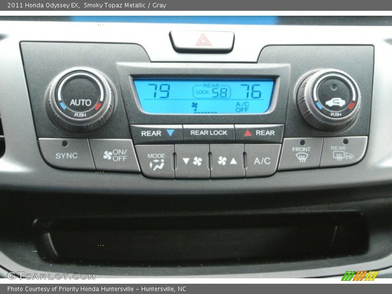 Smoky Topaz Metallic / Gray 2011 Honda Odyssey EX