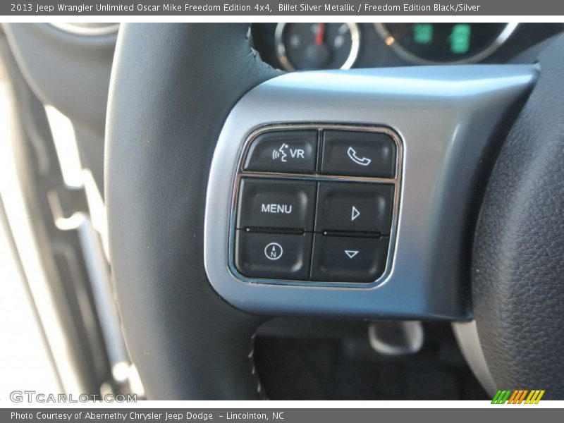Billet Silver Metallic / Freedom Edition Black/Silver 2013 Jeep Wrangler Unlimited Oscar Mike Freedom Edition 4x4