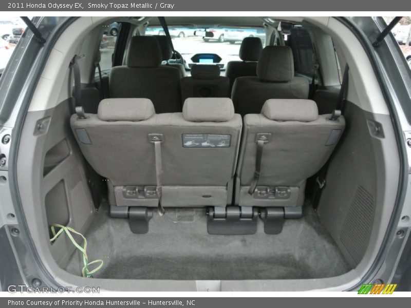 Smoky Topaz Metallic / Gray 2011 Honda Odyssey EX