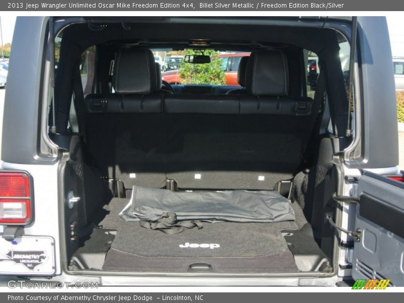 Billet Silver Metallic / Freedom Edition Black/Silver 2013 Jeep Wrangler Unlimited Oscar Mike Freedom Edition 4x4