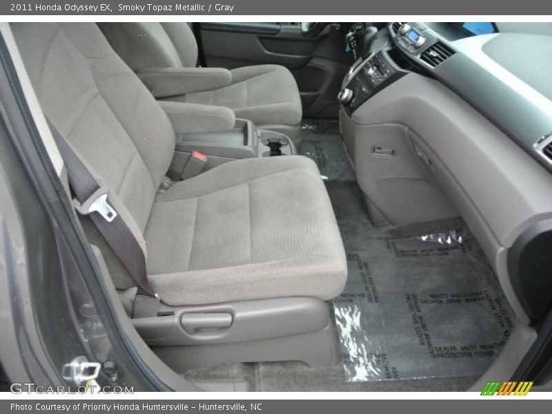 Smoky Topaz Metallic / Gray 2011 Honda Odyssey EX