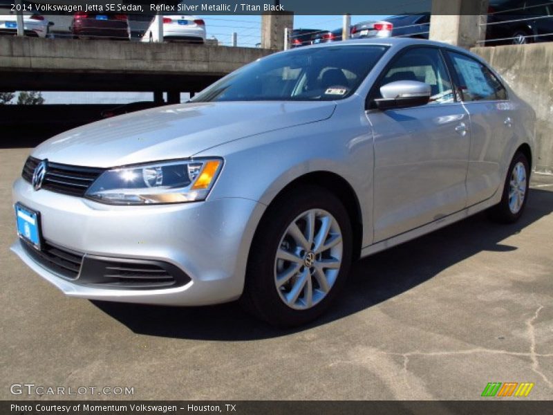 Reflex Silver Metallic / Titan Black 2014 Volkswagen Jetta SE Sedan
