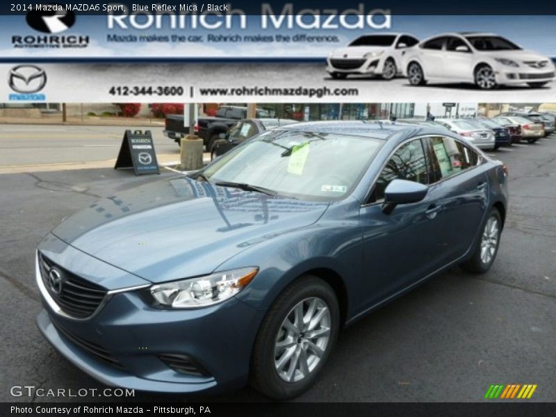 Blue Reflex Mica / Black 2014 Mazda MAZDA6 Sport