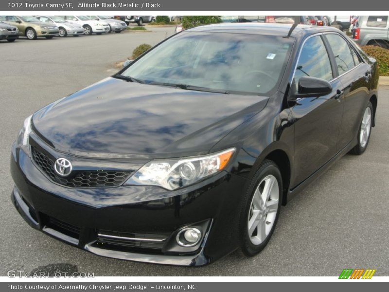 Attitude Black Metallic / Black 2012 Toyota Camry SE