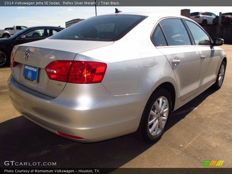Reflex Silver Metallic / Titan Black 2014 Volkswagen Jetta SE Sedan