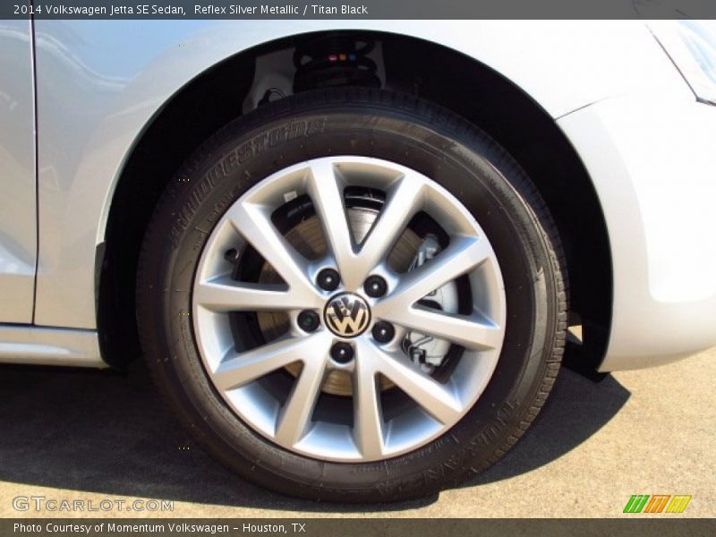 Reflex Silver Metallic / Titan Black 2014 Volkswagen Jetta SE Sedan