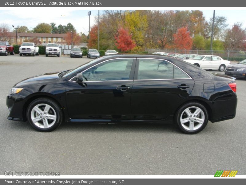 Attitude Black Metallic / Black 2012 Toyota Camry SE