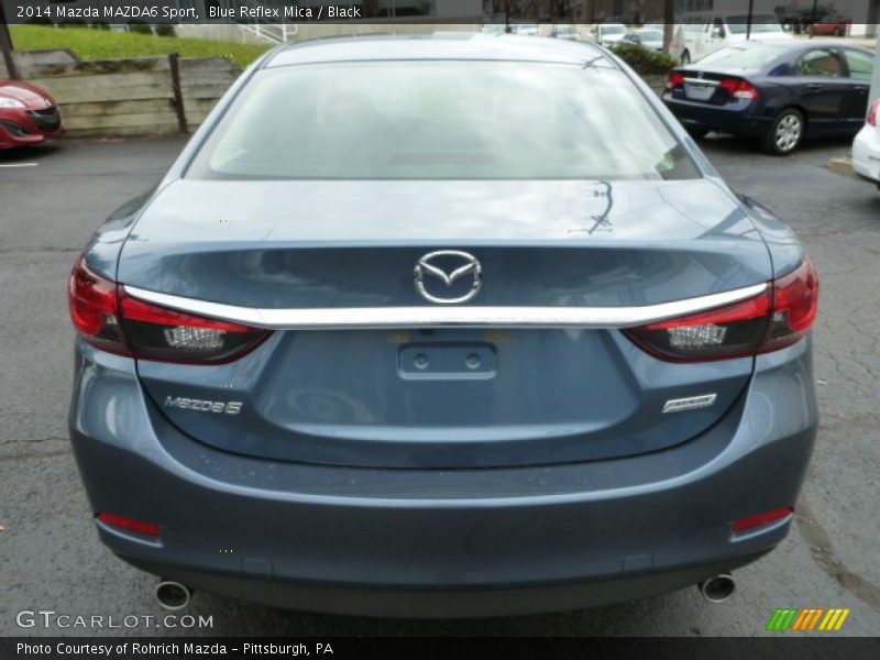 Blue Reflex Mica / Black 2014 Mazda MAZDA6 Sport