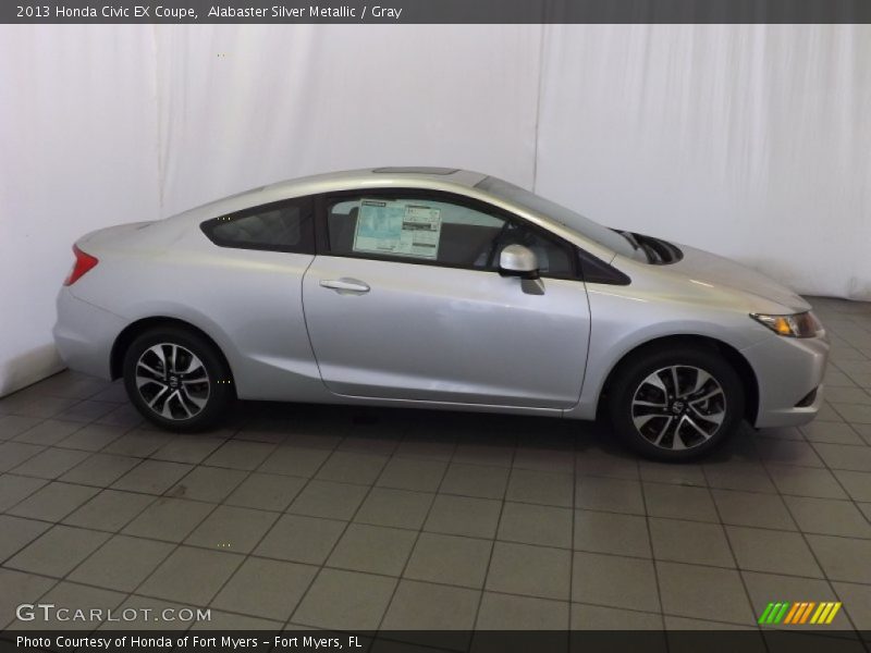  2013 Civic EX Coupe Alabaster Silver Metallic