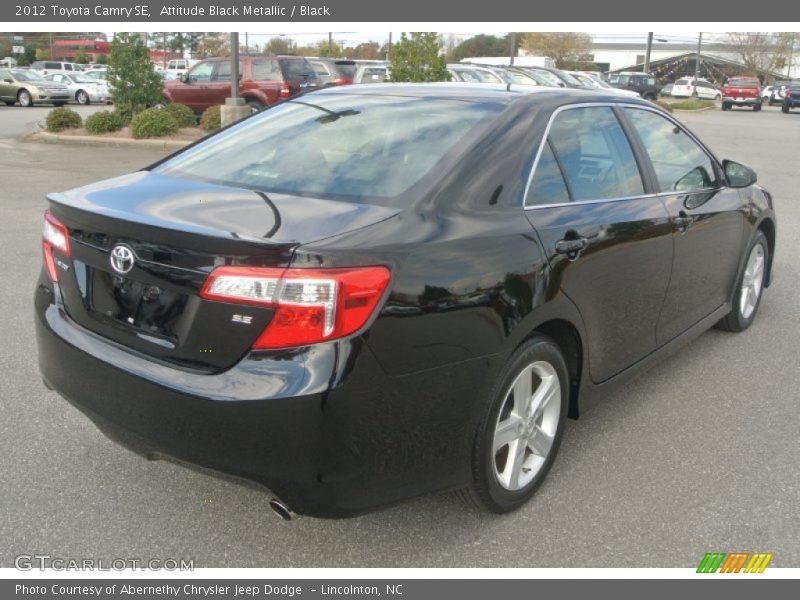 Attitude Black Metallic / Black 2012 Toyota Camry SE