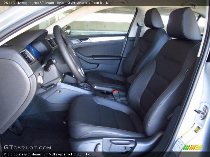Reflex Silver Metallic / Titan Black 2014 Volkswagen Jetta SE Sedan