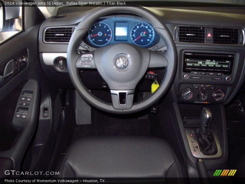 Reflex Silver Metallic / Titan Black 2014 Volkswagen Jetta SE Sedan