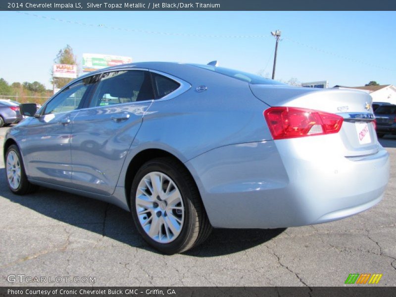 Silver Topaz Metallic / Jet Black/Dark Titanium 2014 Chevrolet Impala LS