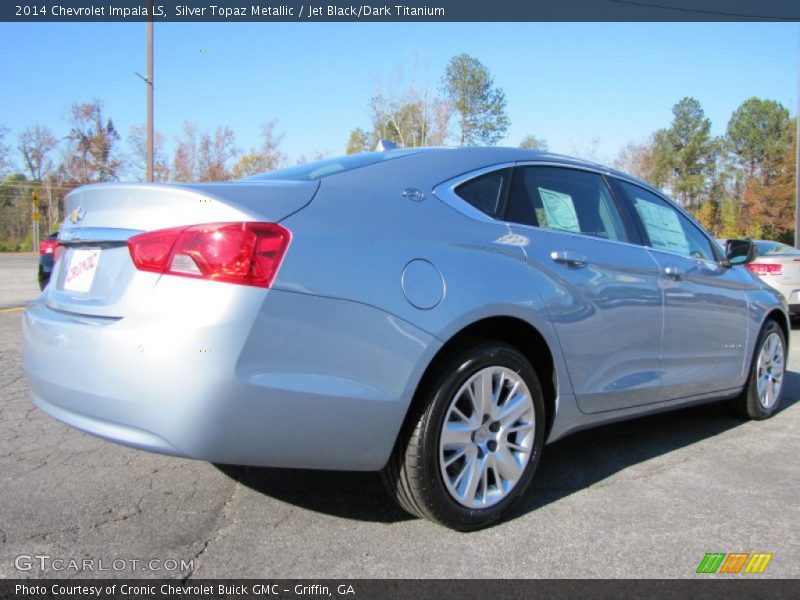 Silver Topaz Metallic / Jet Black/Dark Titanium 2014 Chevrolet Impala LS