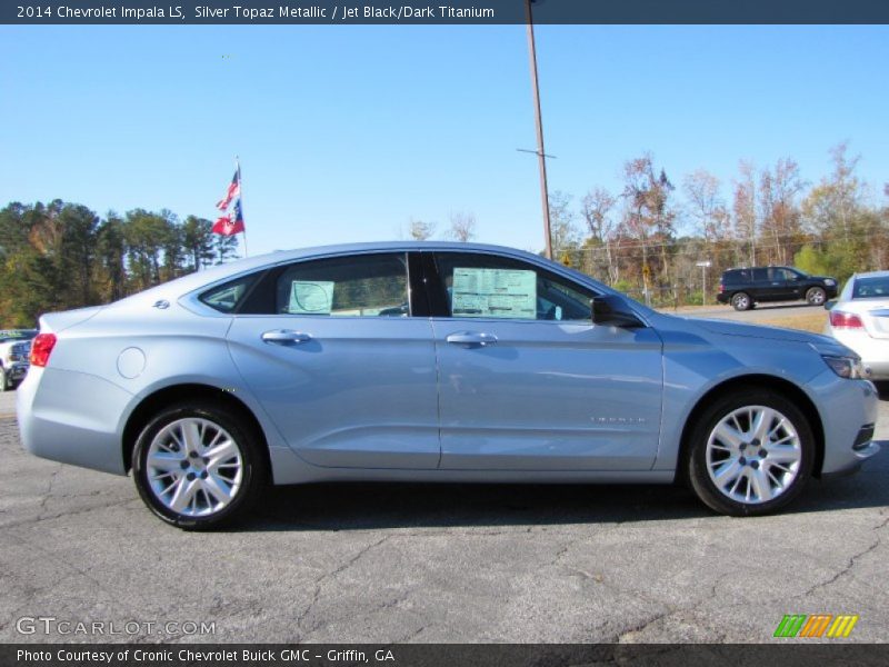 Silver Topaz Metallic / Jet Black/Dark Titanium 2014 Chevrolet Impala LS