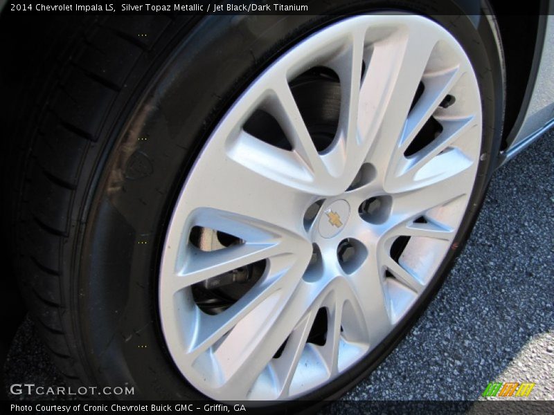 Silver Topaz Metallic / Jet Black/Dark Titanium 2014 Chevrolet Impala LS