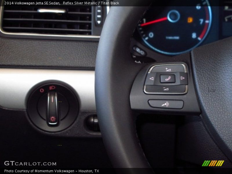 Reflex Silver Metallic / Titan Black 2014 Volkswagen Jetta SE Sedan