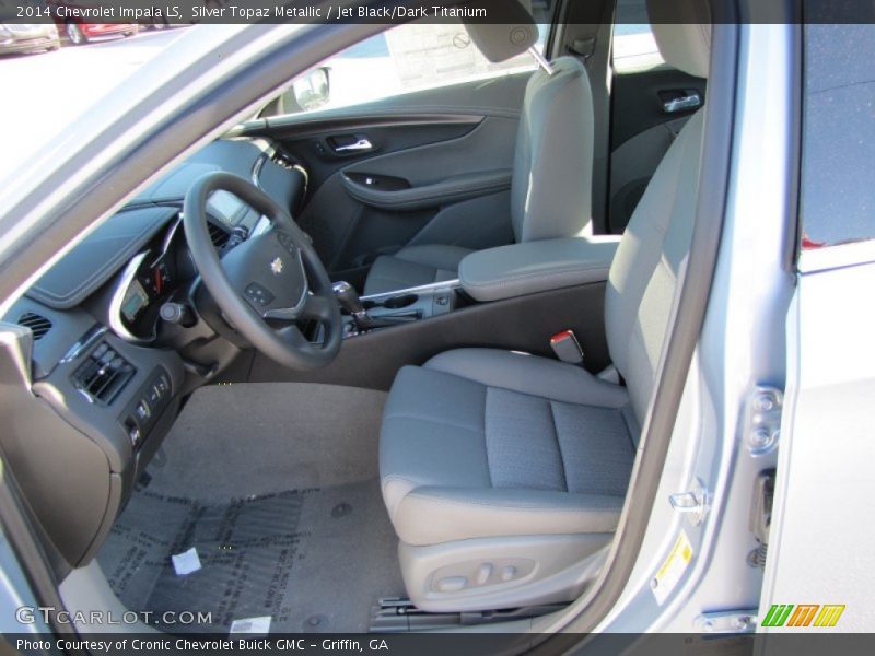 Silver Topaz Metallic / Jet Black/Dark Titanium 2014 Chevrolet Impala LS