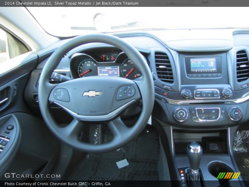 Silver Topaz Metallic / Jet Black/Dark Titanium 2014 Chevrolet Impala LS