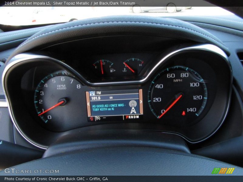 Silver Topaz Metallic / Jet Black/Dark Titanium 2014 Chevrolet Impala LS