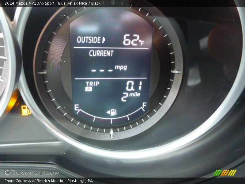Blue Reflex Mica / Black 2014 Mazda MAZDA6 Sport