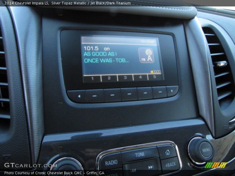 Silver Topaz Metallic / Jet Black/Dark Titanium 2014 Chevrolet Impala LS