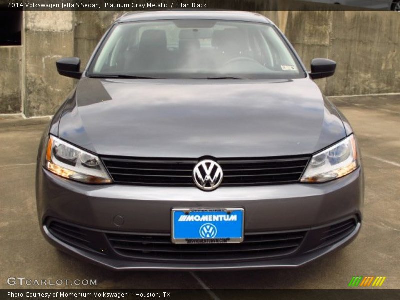 Platinum Gray Metallic / Titan Black 2014 Volkswagen Jetta S Sedan