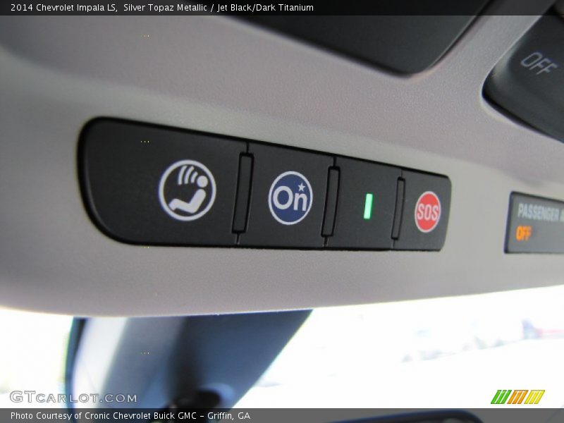 Silver Topaz Metallic / Jet Black/Dark Titanium 2014 Chevrolet Impala LS