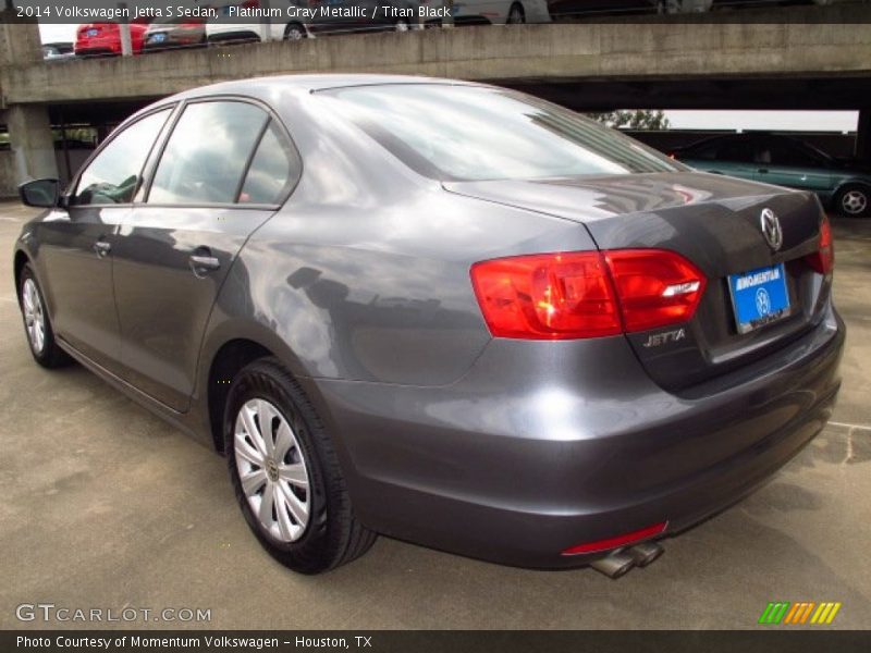 Platinum Gray Metallic / Titan Black 2014 Volkswagen Jetta S Sedan