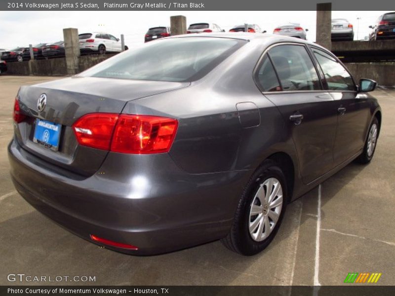 Platinum Gray Metallic / Titan Black 2014 Volkswagen Jetta S Sedan
