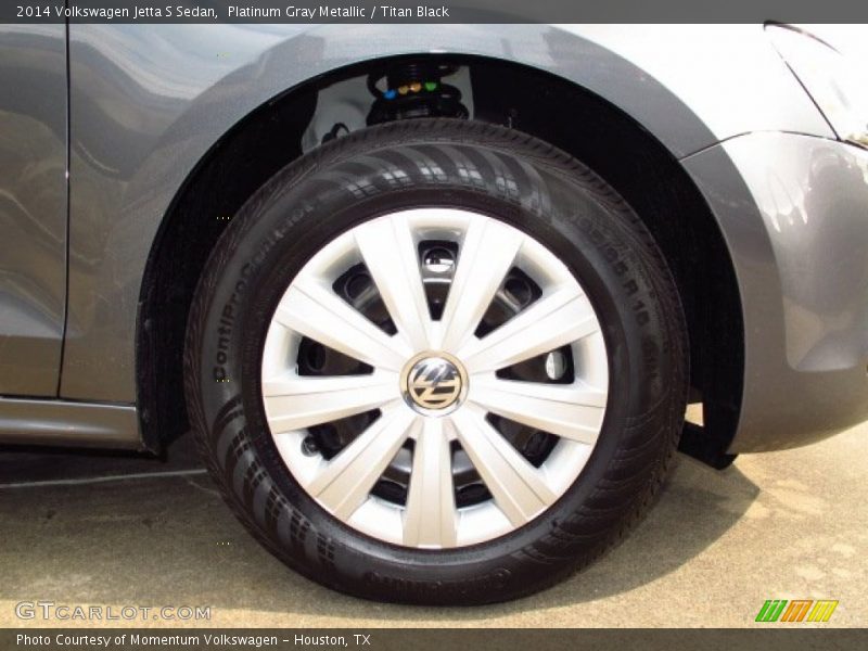 Platinum Gray Metallic / Titan Black 2014 Volkswagen Jetta S Sedan