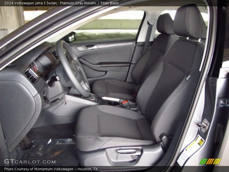 Platinum Gray Metallic / Titan Black 2014 Volkswagen Jetta S Sedan