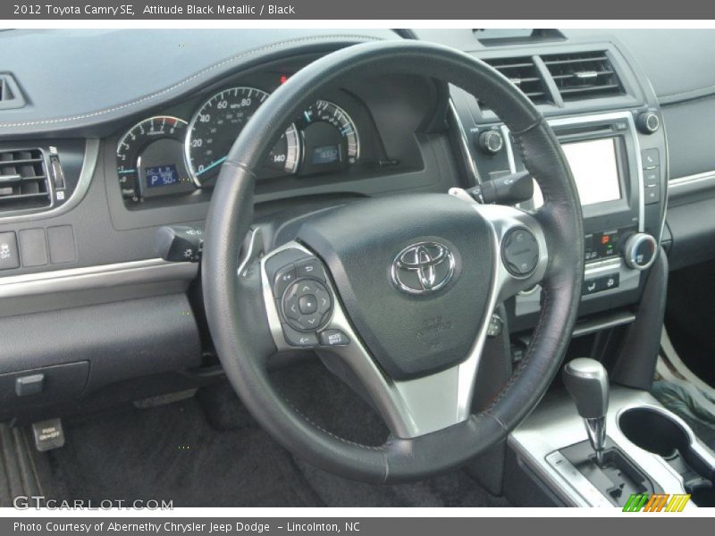 Attitude Black Metallic / Black 2012 Toyota Camry SE
