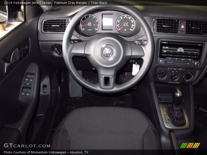 Platinum Gray Metallic / Titan Black 2014 Volkswagen Jetta S Sedan