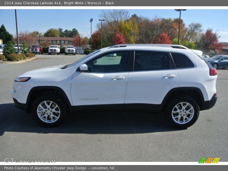 Bright White / Morocco - Black 2014 Jeep Cherokee Latitude 4x4