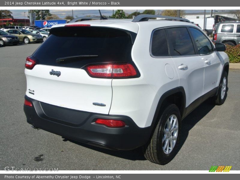 Bright White / Morocco - Black 2014 Jeep Cherokee Latitude 4x4