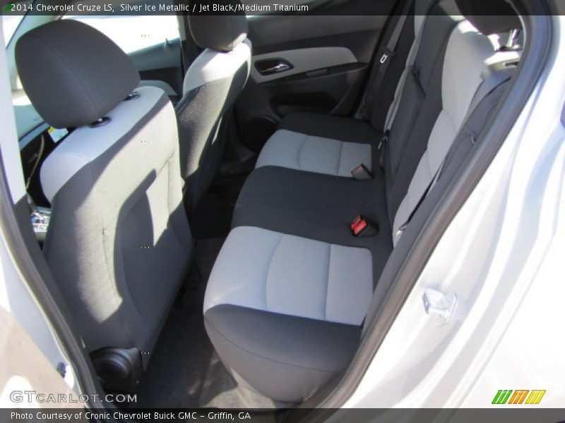 Silver Ice Metallic / Jet Black/Medium Titanium 2014 Chevrolet Cruze LS