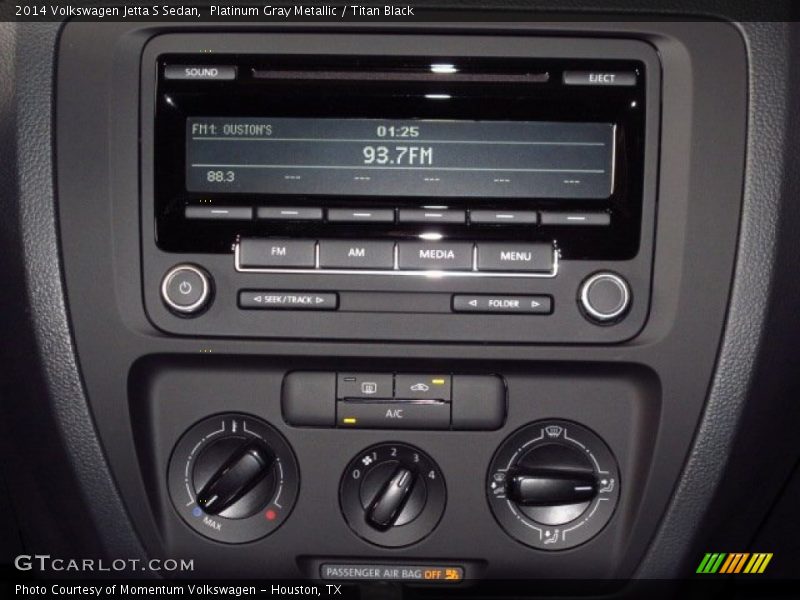 Platinum Gray Metallic / Titan Black 2014 Volkswagen Jetta S Sedan