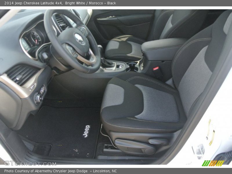 Bright White / Morocco - Black 2014 Jeep Cherokee Latitude 4x4