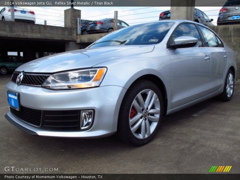 Reflex Silver Metallic / Titan Black 2014 Volkswagen Jetta GLI