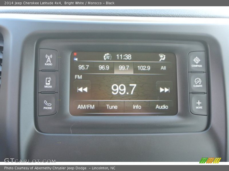 Bright White / Morocco - Black 2014 Jeep Cherokee Latitude 4x4