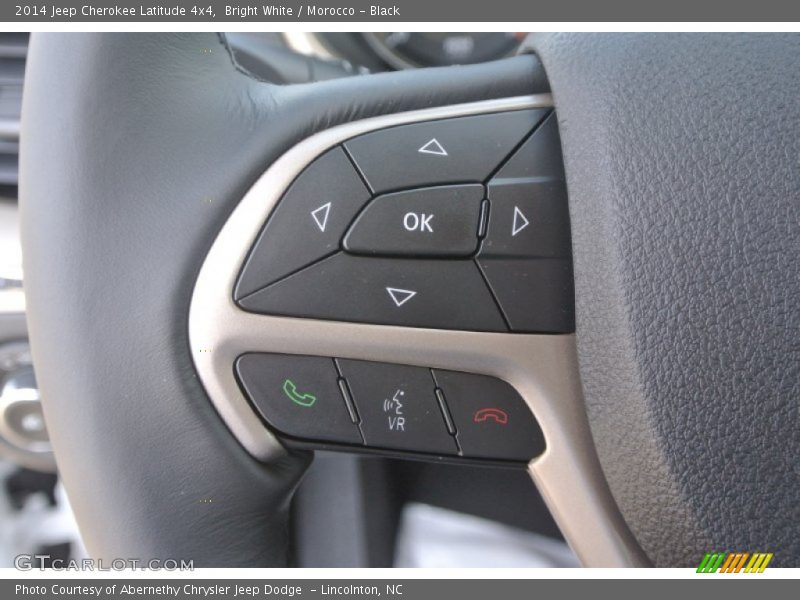 Bright White / Morocco - Black 2014 Jeep Cherokee Latitude 4x4
