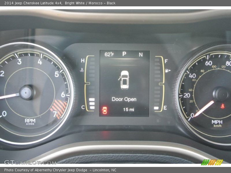 Bright White / Morocco - Black 2014 Jeep Cherokee Latitude 4x4