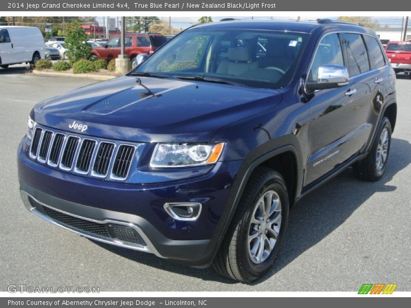 True Blue Pearl / New Zealand Black/Light Frost 2014 Jeep Grand Cherokee Limited 4x4