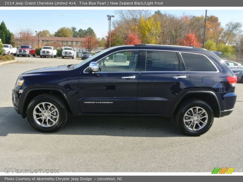 True Blue Pearl / New Zealand Black/Light Frost 2014 Jeep Grand Cherokee Limited 4x4