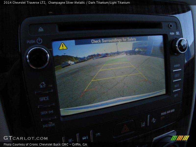 Champagne Silver Metallic / Dark Titanium/Light Titanium 2014 Chevrolet Traverse LTZ