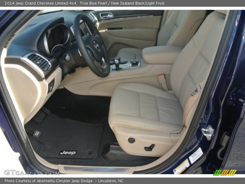 True Blue Pearl / New Zealand Black/Light Frost 2014 Jeep Grand Cherokee Limited 4x4