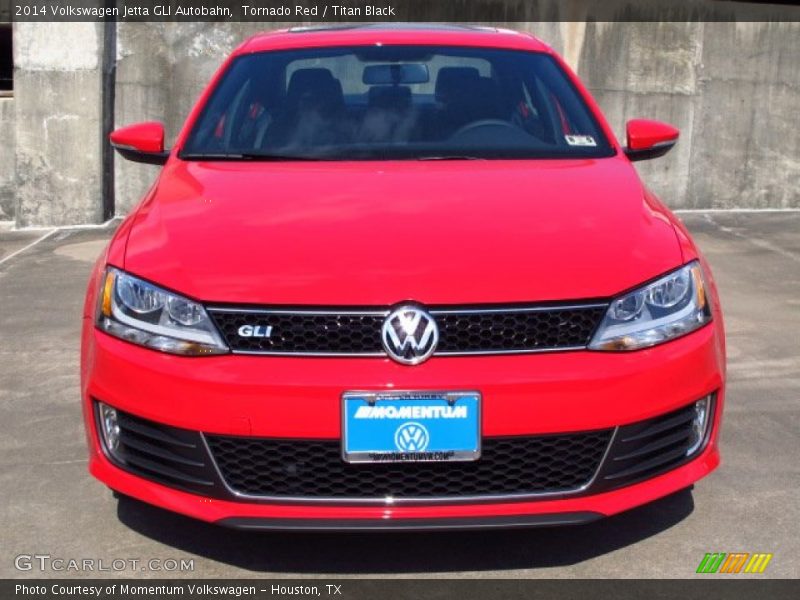 Tornado Red / Titan Black 2014 Volkswagen Jetta GLI Autobahn
