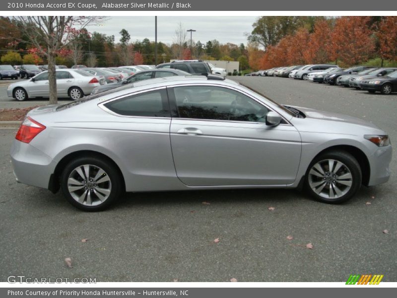 Alabaster Silver Metallic / Black 2010 Honda Accord EX Coupe